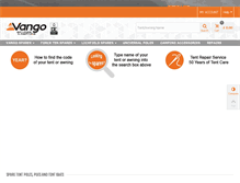 Tablet Screenshot of campingspares.co.uk